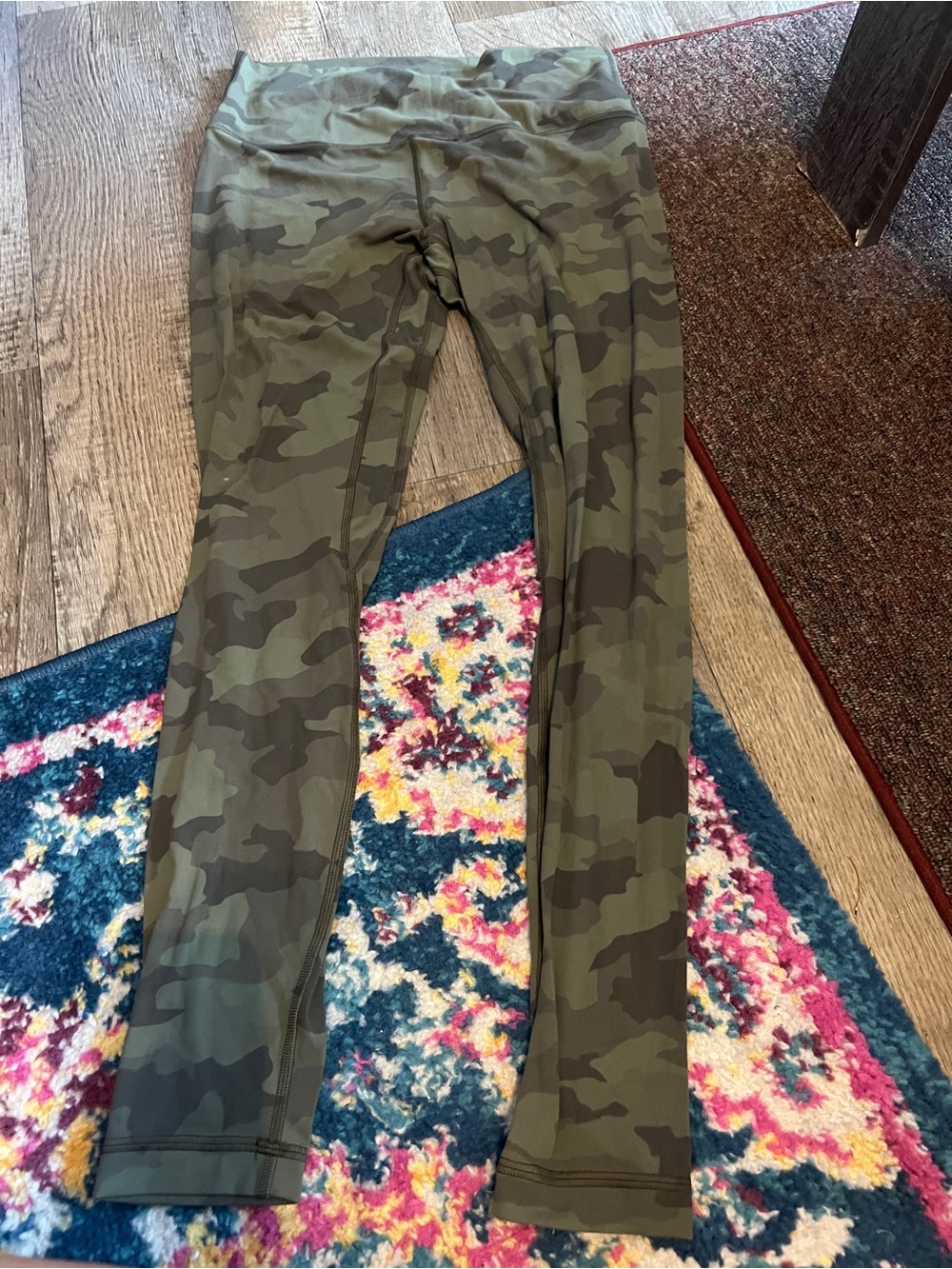 Lululemon camo leggings size 10